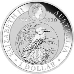 Silver coin Kookaburra 1 Oz | 2020 | 30 ANNIVERSARY