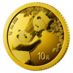 Zlatá investičná minca Panda 1g | 2023