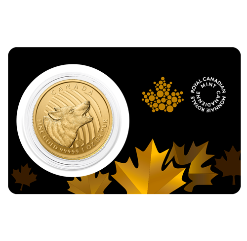 Gold coin Howling Wolf 1 Oz | Call of the Wild | 2014
