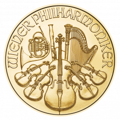 Gold coin Vienna Philharmonic 1/4 oz