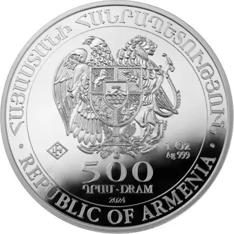 Stříbrná investiční mince Noemova archa 1 Oz | 2024