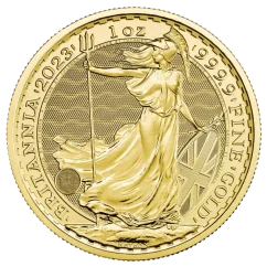 Zlatá investiční mince Britannia 1 Oz | Elizabeth II | 2023