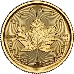 Złota moneta Liść Klonowy 1/20 oz | 2026