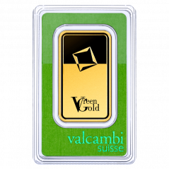 100g investičná zlatá tehlička | Valcambi | Green Gold