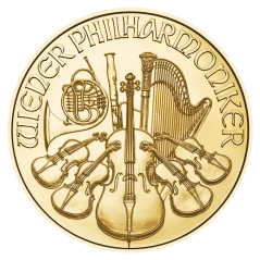 Bécsi Filharmonikusok 1/4 uncia | aranyérme