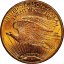 Gold coin 20 Dollar American Double Eagle | Saint Gaudens | 1909
