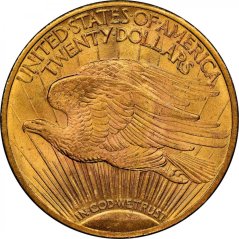 Gold coin 20 Dollar American Double Eagle | Saint Gaudens | 1914