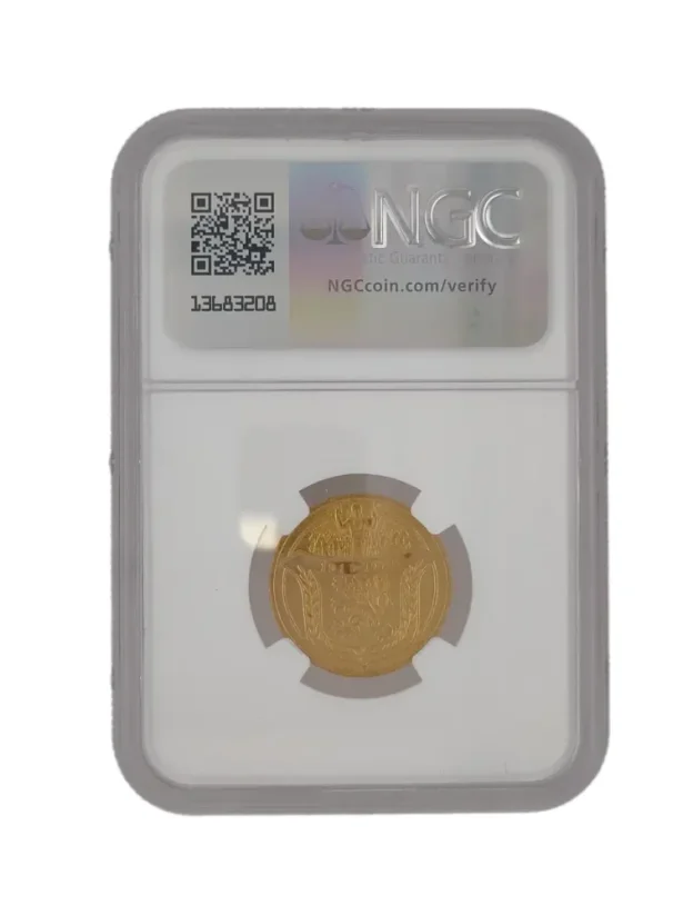 Zlatá medaile 2 dukát 10. výročí České republiky Jsem ražen z Českého kovu | 1928 | NGC | MS 63
