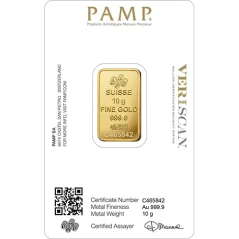 10g Gold Bar | Pamp Fortuna