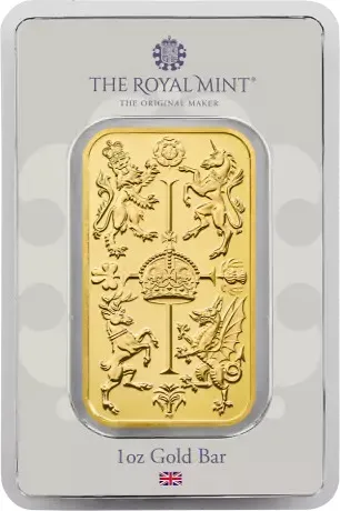 31,1g Gold Bar | Royal Mint | The Royal Celebration