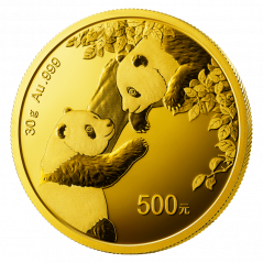 Zlatá investiční mince Panda 30g | 2023