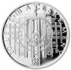Stříbrná mince 200 Kč 20 let ČNB a české měny | 2013 | Proof