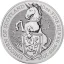Strieborná investičná minca Unicorn 10 Oz | Queens Beasts | 2019