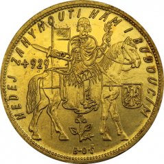 Zlatá mince Svatováclavský 5 Dukát | 1931