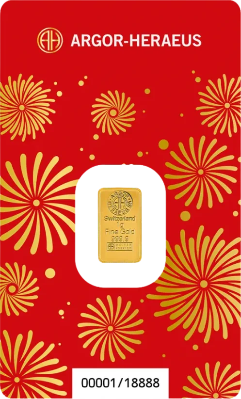 1g Argor-Heraeus | A Ló éve | 2026 | aranylap