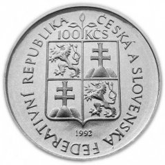 Stříbrná mince 100 Kčs Moravské zemské muzeum | 1992 | Proof