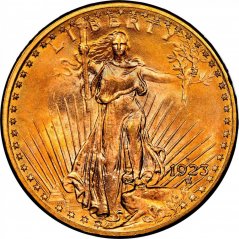Zlatá mince 20 Dollar American Double Eagle | Saint Gaudens | 1923
