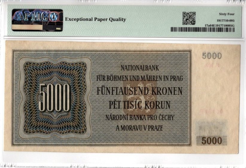 Banknote 5000 Korun | 1944 | EPQ 64