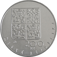 Strieborná minca 200 Kč Založení pražského arcibiskupství | 1994 | Proof
