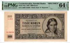 Bankovka 1000 Korún | 1945 | EPQ 64