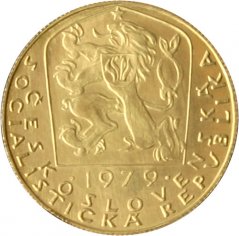 Zlatá mince 1 Dukát | 1979 | 600. výročí úmrtí Karla IV.