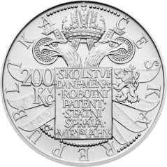 Stříbrná mince 200 Kč Marie Terezie | 2017 | Standard