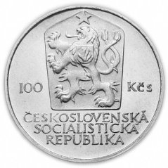 Strieborná minca 100 Kčs Konference Helsinky | 1985 | Proof