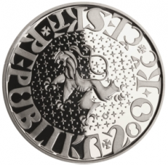 Strieborná minca 200 Kč Nástup Jana Lucemburského na trůn | 2010 | Standard