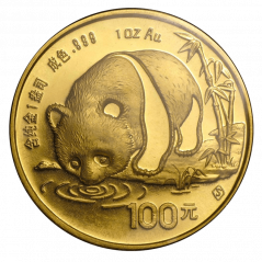 Zlatá investiční mince Panda 1 Oz | 1987