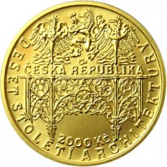 Zlatá mince 2000 Kč Novogotika zámek Hluboká | 2004 | Standard