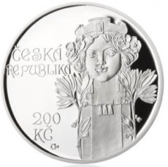 Stříbrná mince 200 Kč Otevření Obecního domu v Praze | 2012 | Proof