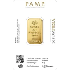 20g Gold Bar | Pamp Fortuna