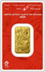 10g Gold Bar | Year Of The Dragon | Argor-Heraeus | 2024