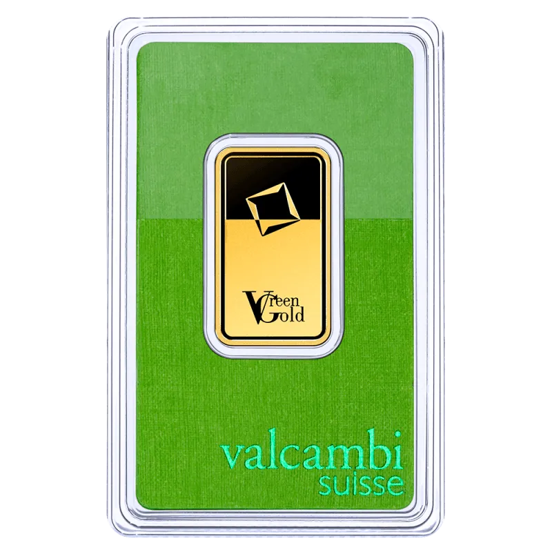 20g Gold Bar | Valcambi | Green Gold