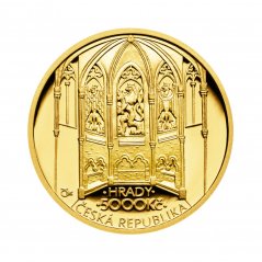 Zlatá mince 5000 Kč Hrad Bezděz | 2016 | Standard