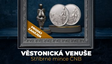 Strieborná pamätná minca ČNB 100. výročie nálezu Věstonické venuše