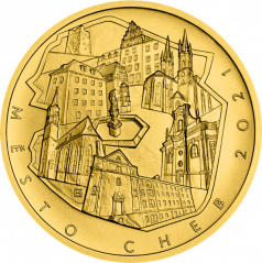 Zlatá minca 5000 Kč Mesto Cheb | 2021 | Standard