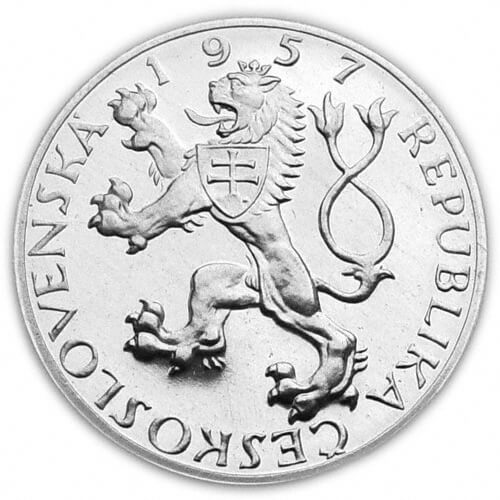 Silver coin 10 CSK J.A.Komenský | 1957 | Standard