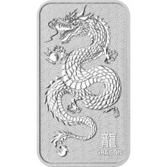 31,1g investiční stříbrný slitek Rok Draka | Lunar | Perth mint