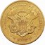 Gold coin 20 Dollar American Double Eagle | Liberty Head | 1860