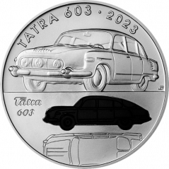 Strieborná minca 500 Kč Osobní automobil Tatra 603 | 2023 | Standard