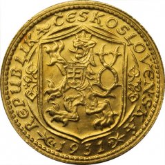 Zlatá mince Svatováclavský 1 Dukát | 1931