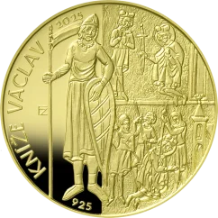 Gold coin 10000 CZK The beginning of the reign of Prince Wenceslas | 2025 | Proof