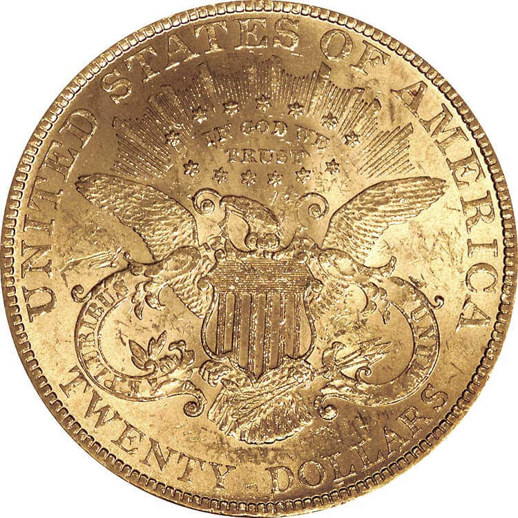 Gold coin 20 Dollar American Double Eagle | Liberty Head | 1888