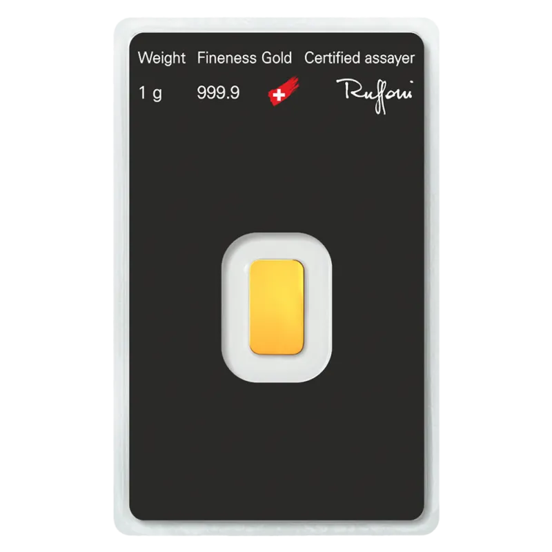 1g Gold Bar | Argor-Heraeus