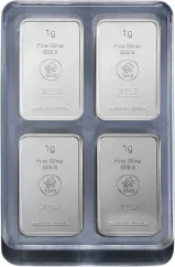 100 x 1g Heimerle + Meule | Unity bar Collection | ezüsttábla
