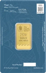 20g Gold Bar | The Royal Mint | Britannia