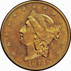 Zlatá mince 20 Dollar American Double Eagle | Liberty Head | 1873