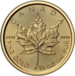 Zlatá investiční mince Maple Leaf 1/4 Oz | 2026
