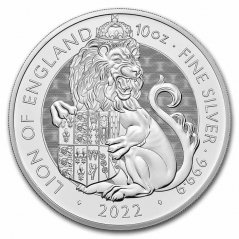 Strieborná investičná minca Lion of England 10 Oz | Tudor Beasts | 2022
